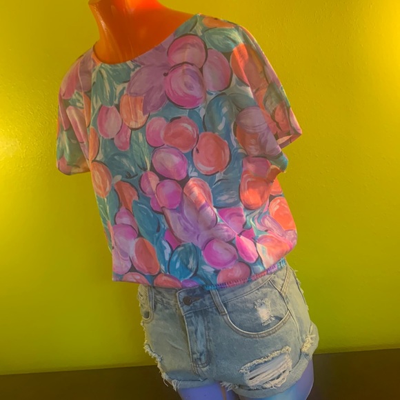 Vintage Tops - Vintage Floral Top